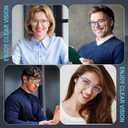 BLOEXCLU 6 Pack Reading Glasses for Men Sports Style Blue Light Blocking Readers with Spring Hinge Women Eyeglasses