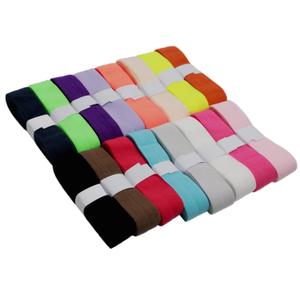 20mm Fold Over Elastic 32 Yards 3/4 inch Wide Colored Stretch Elastic Ribbons for Sewing Waistband-Headbands Baby Girl Head Bow-DIY Crafts & Projects Supplies