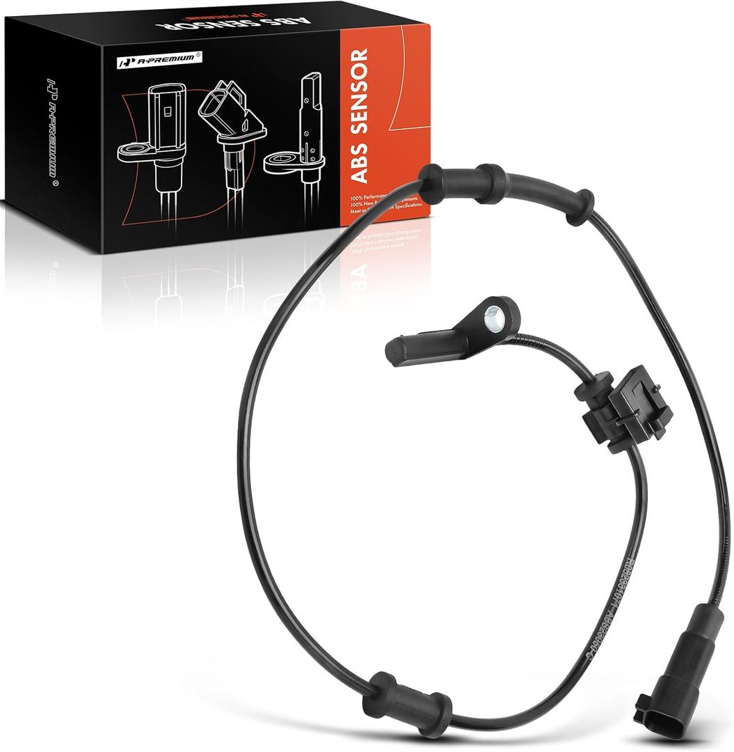 A-Premium Rear Right ABS Wheel Speed Sensor Compatible with Chrysler & Dodge Models - 300, Challenger, Charger 2011-2022, RWD - Rear Right Passenger Side, Replace# 4779642AA