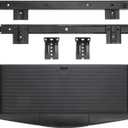 VILLCASE Keyboard Tray Under Desk, Pull Outkey Board Tray for Desk with Drawer C Clamp, 19.6" x 9" Slide-Out Mouse Computer Platform for Home Study Office