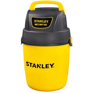 Stanley Wet/Dry Vacuum, 2 Gallon, 2 Horsepower (Yellow)