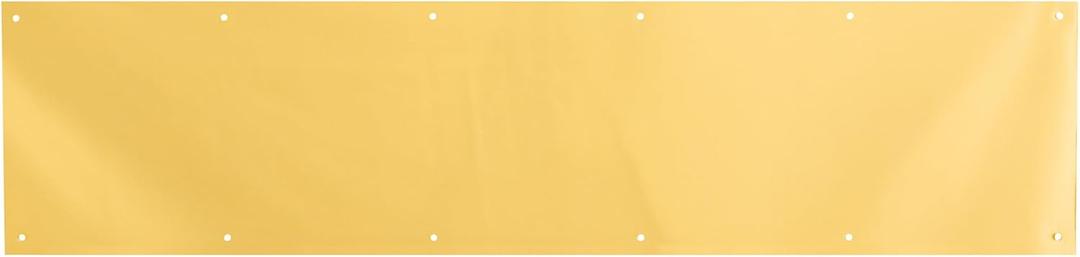 Prime-Line MP4704 6 x 34 in. Solid Brass Kick Plate, Polished Brass Finish (Single Pack)