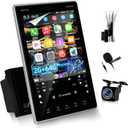 2G+64G Android Double Din Car Stereo 9.5 inch Touch Screen Vertical Radio - Wireless Carplay & Android Auto/Bluetooth/EQ Audio/SWC/GPS Navigation/FM RDS