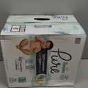 Pampers Pure Baby Diapers, Size 1 (8-14 lbs), 132, Up to 100% Leakproof, Premium Hypoallergenic Soft Diapers