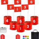 A11N SPORTS Finchley Backyard Golf Chipping Game | Portable 9 or 6 Holes Yard Golf Course for Outdoor, Lawn, Beach, Park | Golf Gifts for Men Women
