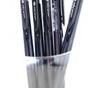 Signo RT1 Retractable Gel Ink Pen, Extra Fine Point 0.5mm, Rubber Grip, Blue Black Ink, 5-Pack, Sticky notes Value Set