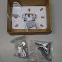 Mini Projector Ceiling Mount Stand Adjustable Wall Mount Hanger Bracket for Mini Projector with 2 Free Adapters, White PR14MINIW