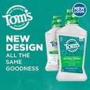 Tom's of Maine Natural Wicked Fresh Alcohol-Free Mouthwash, Cool Mountain Mint, 16 oz. 6-Pack (Packaging May Vary)
