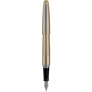 PILOT Metropolitan Collection Fountain Pen, Gold Barrel, Classic Design, Medium Nib, Black Ink (91109)