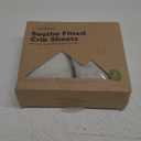 KeaBabies 2-Pack Organic Crib Sheets for Boys, Girls - 52x28 Fitted Crib Mattress Sheet Neutral, Breathable Jersey Cotton Cover for Baby Bed, Toddler Mattress, Soft & Cute Prints (Pine Grove)