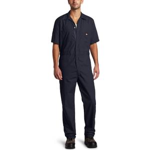 Dickies Men's Short Sleeve Coverall (XX-Large, Dark Navy V1)