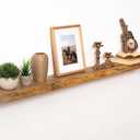 Marsmiles 48in Wood Floating Shelves for Wall Mounted, 1Pack|Natural, Live Edge, 48"L, 1Packs
