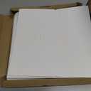 BoShahai 10 PCS Gift Boxes with Lids, 10.6x7.8x3.1 Inch Kraft Paper Gift Box, White with Ribbon, Bridesmaid Proposal Box for Wedding, Packaging, Present, Birthday, Cupcake