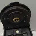 Mini Single Serve Coffee Maker for K Cup and Ground Coffee, Fast Brew One Cup Coffee Machine with Descaling Reminder and Water Window, 6 to 12 oz. Brew Sizes, Black (9.45 Inches)