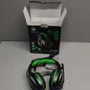 Fachixy FC100 Gaming Headset with Microphone for PS4, PS5, Switch, Xbox, PC, Mac, Gamer Headset with RGB Light, Computer Headphones with Mic (GREEN)