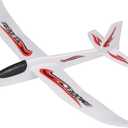 Toyvian Foam Airplanes: 39 Inch Large Foam Airplanes for Kids, Throwing Glider Plane, 2 Flight Mode Glider Toy for Kids Boys Girls Birthday Party Favors Outdoor Games