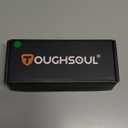 TOUGHSOUL Mlok Picatinny Tactical Flashlight Laser Sight Combo, 2400 Lumen Max Light with Momentary Strobe Function Rchargeable Battery Included (Green Laser)