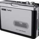 Ezcap Cassette to MP3 Converter, Digital Cassette Player Converts Tape to MP3 into USB Flash Drive, No PC Required No Bluetooth