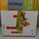 3 in 1 Kids Activity Table, Kids Play Table Set with 42 Blocks, Building Blocks Kit Compatible with Mega Blocks and Lego Duplo, Foldable Activity Desk, Play Board, and Toy Storage for Toddlers