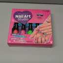 Nail Art Studio for Girls - Birthday Gift - Nail Polish Kit for Kids Ages 7-12 Years Old - Girl Gifts Ideas - Gift Set - Girly Stuff - Polish, Pens, Glitter, Stickers, Gems, Filer - 8 9 10 11 12 Year