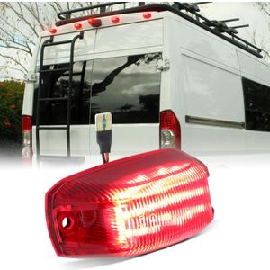 1PCS Red LED Cab Roof Lights for 2014-2023 Dodge Ram ProMaster 1500 2500 3500 Truck Van Clearance Marker Running Lamp Three Rows Red Lens