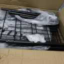 Sakugi Storage Racks - 2 Pack, 5-Tier Freestanding Steel Shelving Units with Reinforced Frame, Adjustable Garage Organization Shelves for Warehouse, Basement, Workshop, 33.5" x 12.6" x 72", Black