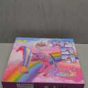 BETTINA My Dreamy Unicorn and Princess Doll Playset, Large Size Unicorn Toys with Magical Rainbow Lights & Realistic Horse Sounds, Ideal Unicorn Gifts Horse Play Set for Girls 3-9