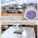 Waterproof Seam Tape, 4 Inch x 33 Feet RV Roof Seam Tape for Repair, Leaks, Heavy Duty Adhesive Tape for RVs Roof Joints Bonds All Surfaces, Weatherproof & UV Resistance Leaks Repair Tapes