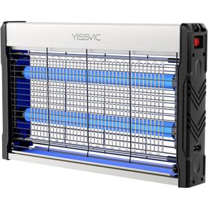 YISSVIC LED Bug Zapper Indoor, 4000V Electric Bug Zapper, Powerful Mosquito Zapper,LED Fly Zapper Indoor, Mosquito Killer with 6.6ft Power Cord for Home Office Restaurant