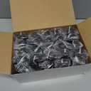 Domensi 24 Pcs 100ml /3.4 oz Pump Bottle Mini Travel Bottles Small Dispenser Containers Plastic Pump Lotion Dispenser Empty Square Travel Size Containers Toiletries (Whole Black)