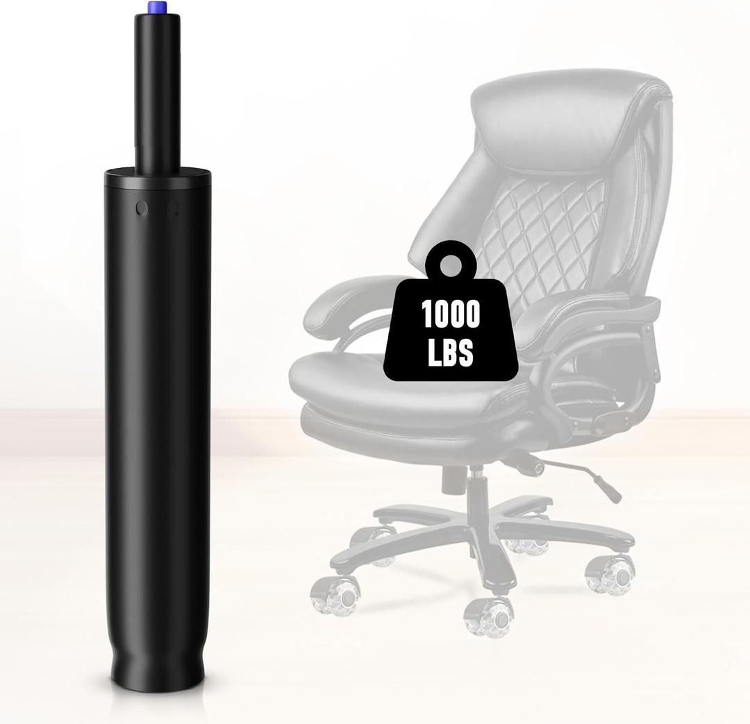 Sytopia 11.5 Inch to 17.5 Inch Office Chair Cylinder Replacement Parts, 6in Stroke, Heavy Duty 1000 lbs, Hydraulic Pneumatic Shock Piston, Universal Gas Cylinder Fit Most Office Chairs, Class 4 (6'' Travel Length)