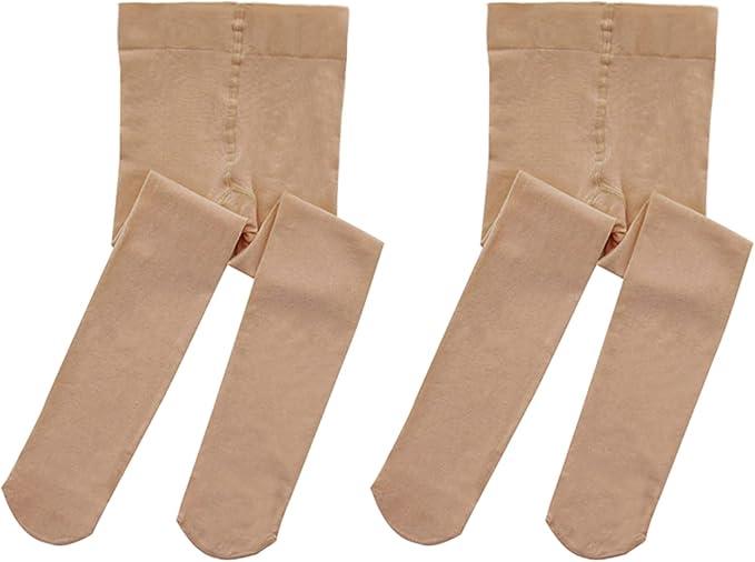 Stelle Girls Ballet Dance Students School Footed Tight (Toddler/Little Kid/Big Kid)
 Color: 2-pack-tan, Size: 4-6yrs