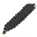 Water Wave Twist Crochet Hair Natural Synthetic Crochet Braids Hair Ombre Braiding Hair Extensions For Women 2 22inches#6Pcs