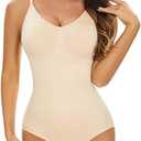 SIMIYA Shapewear Tummy Control Top Bodysuit for Women XL