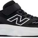 New Balance Kid's Fresh Foam 625 V1 Hook and Loop Running Shoe, Black/White, 11 M Little Kid