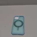 UMIONE 360 Rotatable Magnetic Ring Design for iPhone 12/12 Pro, Built-in Invisible Loop Stand, Compatible with Magsafe, Translucent Ultra Slim Military Grade Shockproof Case - Green