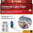 Simple Living Solutions 100ct Universal Light Clips Value Pack 25pcs(4 pack)
