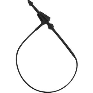 SIDAZON 3 Inch 500 Pcs Plastic Fasteners Hang Tags Black Snap Lock Pins Security Loop Price Tag Pins Safety Ring Ties for Retail Store Clothing Accessory (3 500pcs, Black)