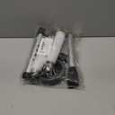 Replacement Walker Legs,Leg Extension for Walkers,5" Universal Wheels 8 Hols and Legs Replacement Kit for Walker W/Glide Tips 1/pr
