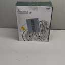 SAOCAIHUL Acacia Wooden Spice Rack Organizer Lazy Susans Rotating Countertop 2 Tiered Display Shelf Kitchen Adjustable Height Spinning Spice Rack 11.8INCH Large Capacity