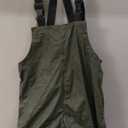 TOWN&FIELD Rain Suits for Fishing Waterproof Rain Gear for Men Women Heavy Duty Rain Coat Jacket with Pants/Overalls (Small, Dark Green)