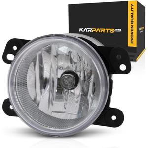 KarParts360 For Jeep Cherokee Fog Light Assembly 2014 15 16 17 2018 Driver OR Passenger Side | Single Piece | For CH2594103 | 5182026AA