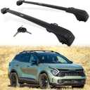 265LBS Lockable Cross Bars Roof Rack Fit for 2023-2026 Kia Sportage X-Pro X-line Aluminum Crossbars Cargo Bar Luggage Carrier Rooftop Accessories, for Storage Bag Kayak Snowboard Canoe Bike