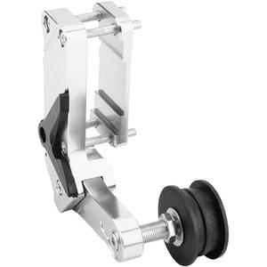 Aramox Adjuster Chain Tensioner, Universal Motorcycle Adjuster Chain Tensioner Roller CNC Aluminium Alloy Tool (Silver)