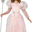 Rubies The Wizard of Oz: Glinda Deluxe Costume for Kids (Small, One Color)