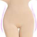 SIMIYA Shapewear Shorts for Women Beige , size Large