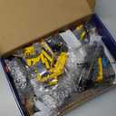 Sillbird Robot Building Kit with Remote Control for Boys Ages 8-14, STEM Coding Robotics Technic Toy Birthday Creative Gifts for Kids, Buildable 5in1 Models with 473 Pieces (Yellow)