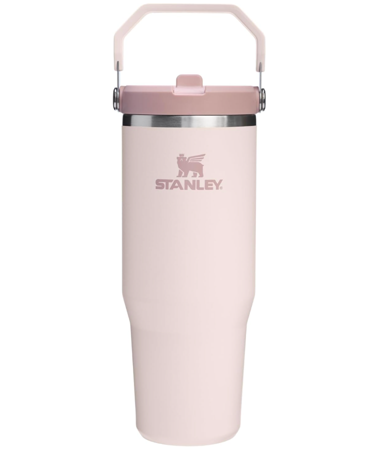 STANLEY IceFlow 2.0 Flip Straw Tumbler with Handle 30 oz | Twist On Lid and Flip Up Straw | Leak Resistant Water Bottle | Insulated Stainless Steel | BPA-Free | Dew Drop