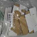 Eupako 6x4x3 Shipping Boxes Small Corrugated Cardboard Box - 25 Pack White Mailing Boxes for Packaging Small Business, Mailer Box
