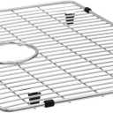 EBG1914 Stainless Steel Sink Protector, 19"x 14" Kitchen Sink Grate Sink Bottom Grid Stainless Steel for Single Sink Bowl, Sink bottom grid